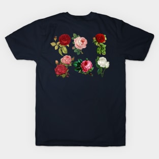 Rose Design Flowers T-Shirt